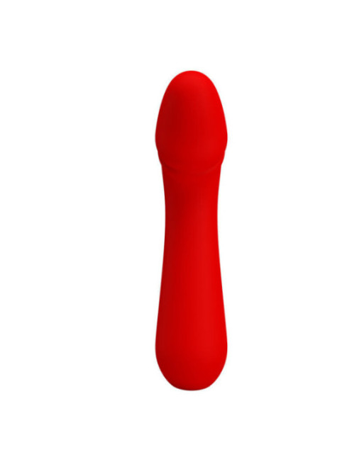 PRETTY LOVE - VIBRATORE RICARICABILE CETUS ROSSO