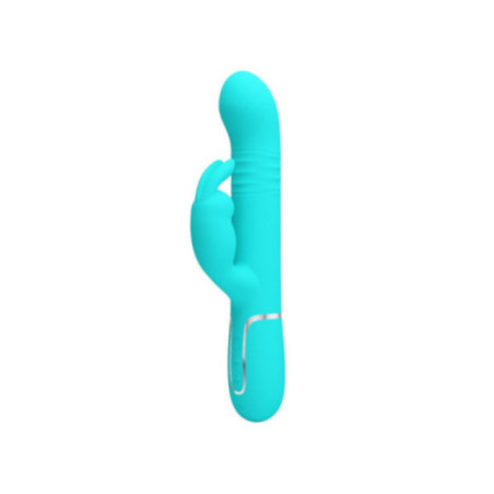 PRETTY LOVE - PERLE VIBRATORE COALE RABBIT VERDE ACQUA