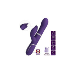 PRETTY LOVE - ZALIN PERLE VIBRATORE CONIGLIO 4 EN 1 VIOLA
