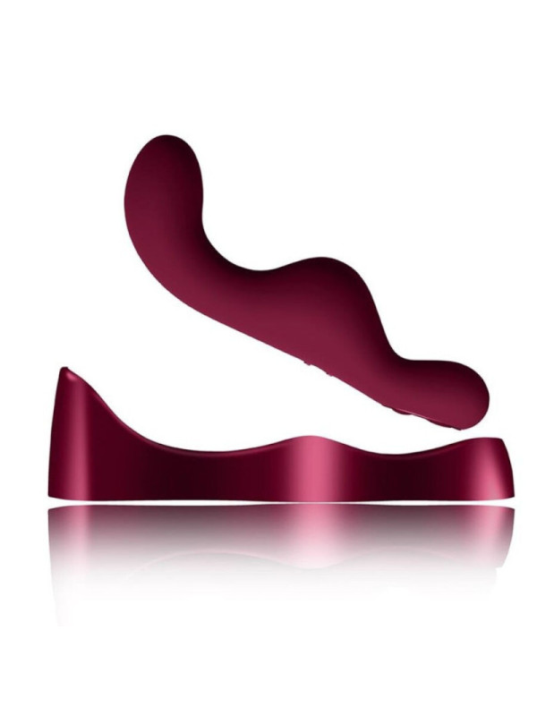 ROCKS-OFF - VIBRATORE PER PUNTO G ROSSO RUBY GLOW