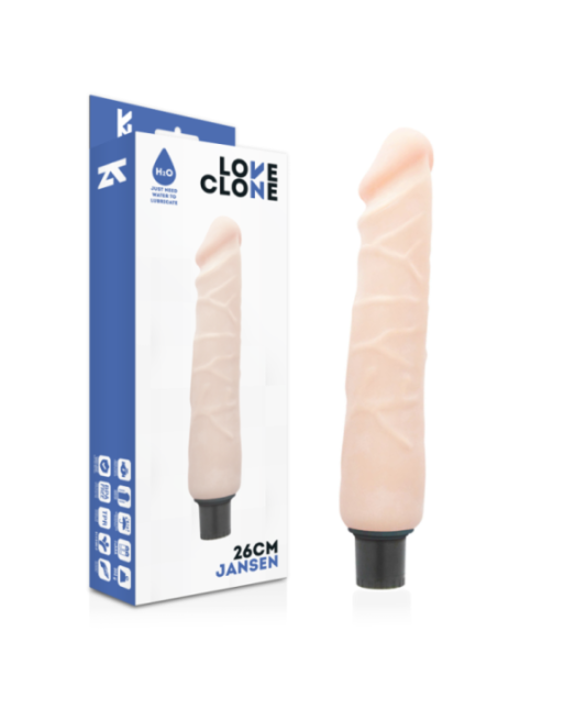 LOVECLONE - VIBRATORE AUTOLUBRIFICANTE JANSEN 26 CM -O- 4
