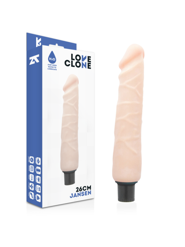 LOVECLONE - VIBRATORE AUTOLUBRIFICANTE JANSEN 26 CM -O- 4