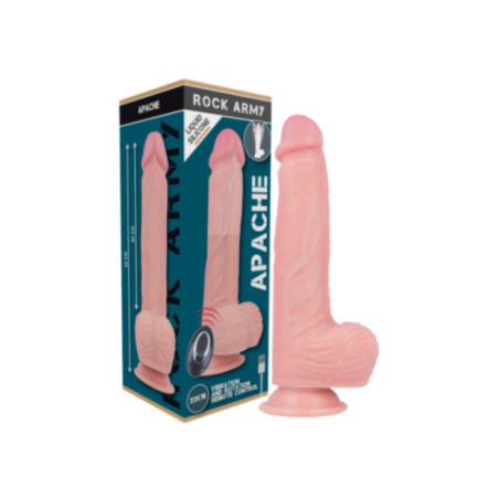 ROCKARMY - VIBRATORE IN SILICONE LIQUIDO TELECOMANDO PREMIUM APACHE 20