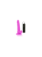 DIVERSIA - DILDO VIBRANTE FLESSIBILE VIOLA 18 CM -O- 4 CM