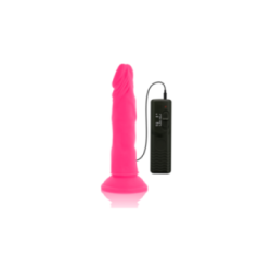 DIVERSIA - DILDO FLESSIBILE CON VIBRAZIONE ROSA 23 CM -O- 4