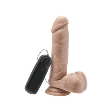 GET REAL - DILDO 18 CM CON VIBRATORE PER SFERE