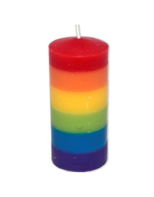 PRIDE - CANDELA GRANDE CON BANDIERA LGBT