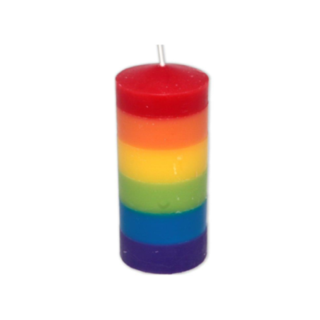 PRIDE - CANDELA GRANDE CON BANDIERA LGBT