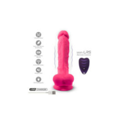 SILEXD - MODELLO PENE REALISTICO 18 VIBRAZIONE ROSA + TELECOMANDO LRS