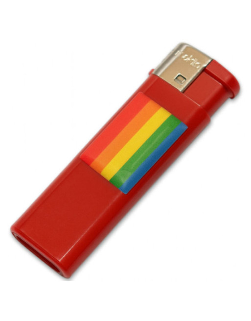 PRIDE - FUCSIA CHIARO CON BANDIERA LGBT
