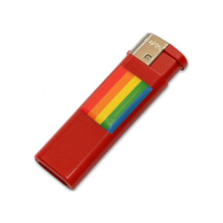 PRIDE - FUCSIA CHIARO CON BANDIERA LGBT