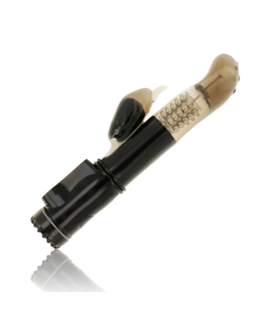 OHMAMA - VIBRATORE ROTATORE CON STIMOLATORE DEL CLITORIDE DELFIN