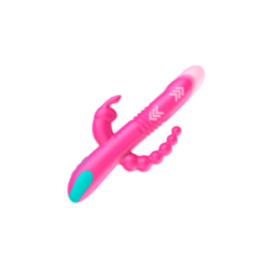 HAPPY LOKY - TRIPLA STIMOLAZIONE DONALD: COMPATIBILE CON LA TECNOLOGIA WIRELESS ANALE, G-SPOT E CLITORIDEA WATCHME