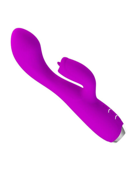 PRETTY LOVE - VIBRATORE RICARICABILE GLORIA RABBIT-VIOLA IMPERMEABILE