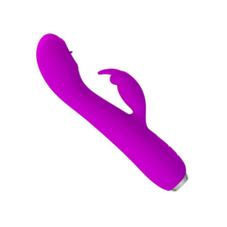 PRETTY LOVE - VIBRATORE RICARICABILE RACHEL CON VENTOSA VIOLA