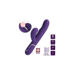 PRETTY LOVE - PERLITA VIBRATORE G-SPOT 3 IN 1 MULTIFUNZIONE VIOLA