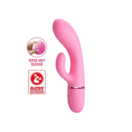 PRETTY LOVE - VIBRATORE CONIGLIO MARSKI E PUNTO G ROSA