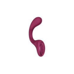 SATISFYER - G PER DEA 2 VIBRATORE CONIGLIO BOTTIGLIA BORDEAUX
