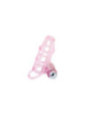BAILE - COPERTURA E ANELLO IN SILICONE DOLCI 10 RITMI PER IL PENE ROSA