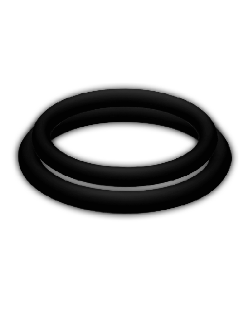 JOYDIVISION POTENZDUO - ANELLI NERO - M
