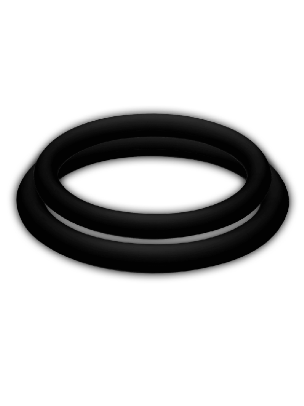 JOYDIVISION POTENZDUO - ANELLI NERO - M