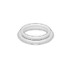JOYDIVISION POTENZDUO - ANELLI BIANCO - M