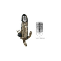 BAILE - COPRI PENE BRAVE MAN CON CLIT E STIMOLAZIONE ANALE DOPPIO BULLET NERO 16