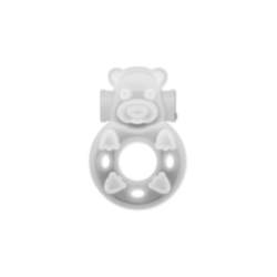 CASUAL LOVE - 26 ANELLO VIBRATORE CONIGLIETTO TRASPARENTE