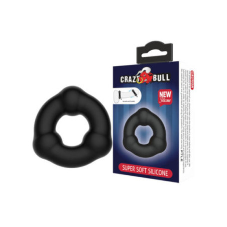CRAZY BULL - ANELLO IN SILICONE SUPER MORBIDO CON NODULI