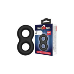 CRAZY BULL - ANELLO IN SILICONE DOPPIO INFINITO