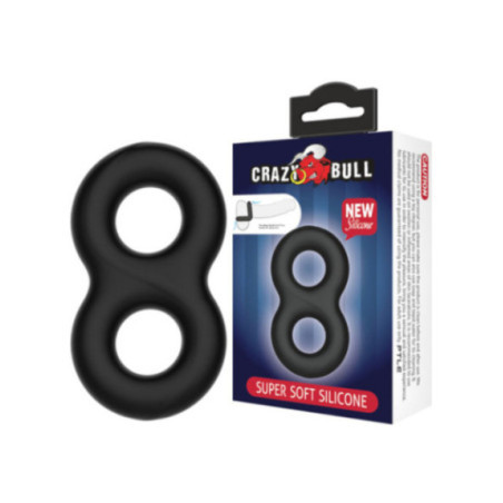 CRAZY BULL - ANELLO IN SILICONE DOPPIO INFINITO
