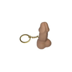 DIABLO PICANTE - PORTACHIAVI FISCHIO A FORMA DI PENE COLOR CARNE