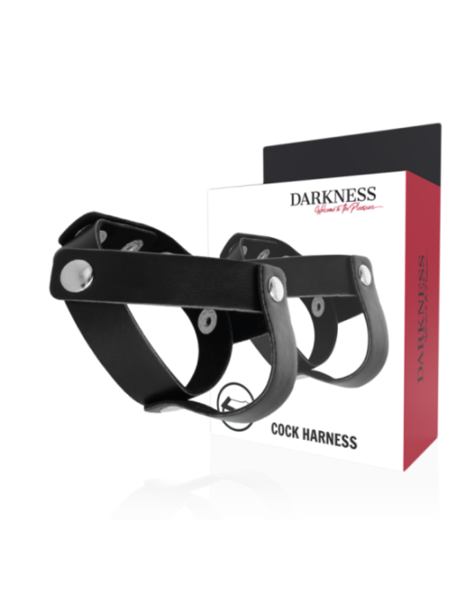 DARKNESS - ANELLO IN PELLE PER PENE E TESTICOLI