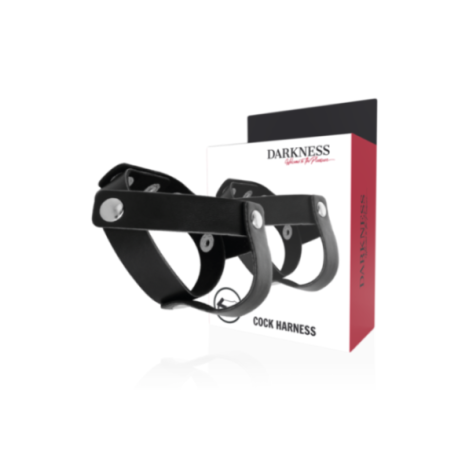DARKNESS - ANELLO IN PELLE PER PENE E TESTICOLI