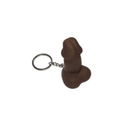 DIABLO PICANTE - PORTACHIAVI FISCHIO A FORMA DI PENE COLOR MULATTO