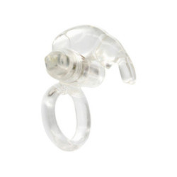 SEVEN CREATIONS - ANELLO VIBRATORE IN SILICONE TRASPARENTE