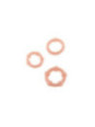 SEVEN CREATIONS - SET DI TRE ANELLI PER PENE IN PELLE