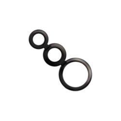 ADDICTED TOYS - SET DI ANELLI PER PENE - FUMO