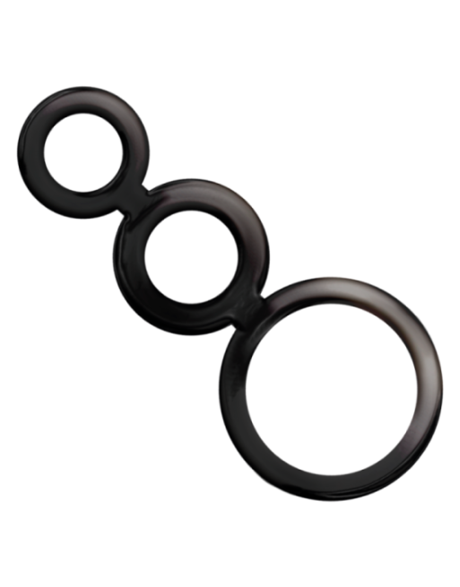 ADDICTED TOYS - SET DI ANELLI PER PENE - FUMO