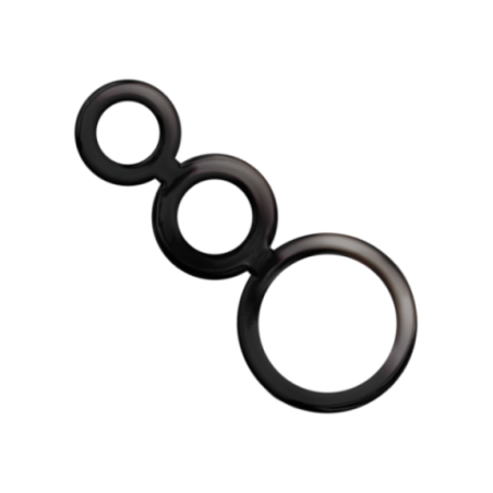 ADDICTED TOYS - SET DI ANELLI PER PENE - FUMO