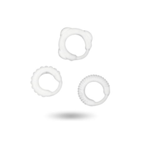 ADDICTED TOYS - SET C-RING TRASPARENTE