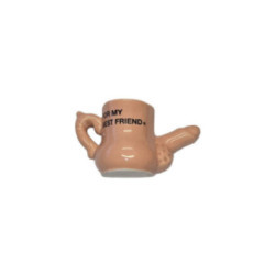 DIABLO PICANTE – TAZZA MAGNETICA IN CERAMICA CON PENE IN RILIEVO “PER IL MIO MIGLIORE AMICO”