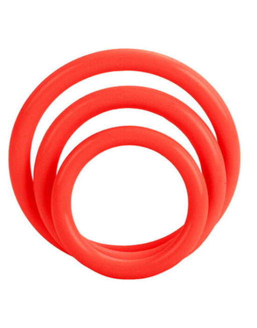 CALEXOTICS - SET TRI-ANELLI ROSSO