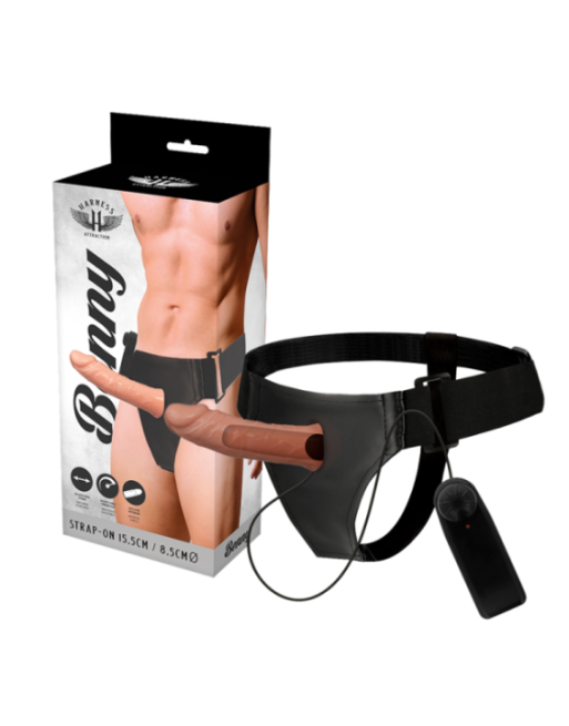 HARNESS ATTRACTION - RNES HOLLOW BENNY CON VIBRATORE 15 CM -O- 4