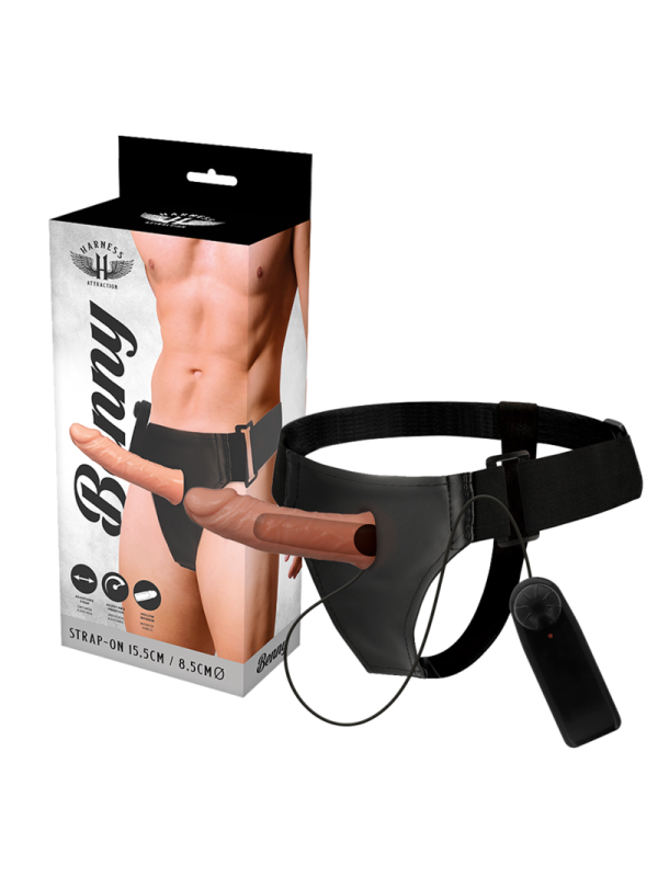 HARNESS ATTRACTION - RNES HOLLOW BENNY CON VIBRATORE 15 CM -O- 4