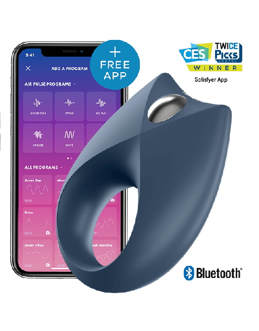 SATISFYER - POTENTE VIBRATORE ROYAL ONE RING APP