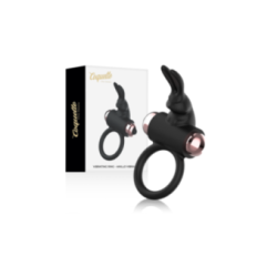COQUETTE CHIC DESIRE - ANELLO DA CAZZO CON VIBRATORE NERO/ORO