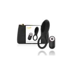 COQUETTE CHIC DESIRE - COCK RING TELECOMANDO RICARICABILE NERO/ORO