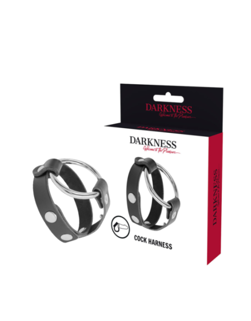 DARKNESS - ANELLO BDSM PER CAZZO E TESTICOLI