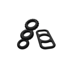 ADDICTED TOYS - SET DI ANELLI PER CAZZO - 4 PEZZI